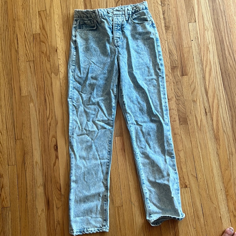 Good American- Good 90s Relaxed Jeans ( Size 2/26)